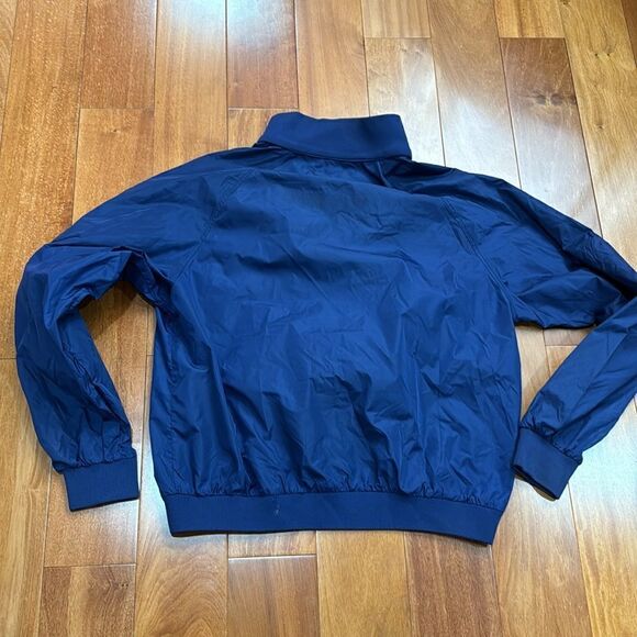 Vintage Eddie Bauer Bright Blue Windbreaker Pullover Jacket Size XL - Picture 10 of 13